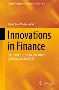 Book Cover for Innovations in Finance by João Paulo Vieito