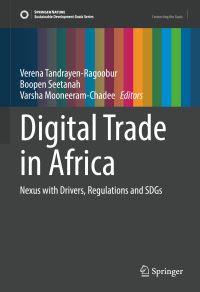 Book Cover for Digital Trade in Africa by Verena TandrayenRagoobur, Boopen Seetanah, Varsha MooneeramChadee