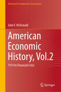 Book Cover for American Economic History, Vol.2 by John F McDonald