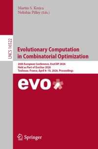 Book Cover for Evolutionary Computation in Combinatorial Optimization by EvoCOP Conference