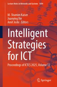 Book Cover for Intelligent Strategies for ICT by M Shamim Kaiser, Juanying Xie, Amit Joshi