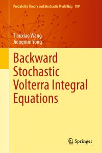 Book Cover for Backward Stochastic Volterra Integral Equations by Tianxiao Wang, J Yong