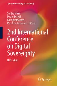 Book Cover for 2nd International Conference on Digital Sovereignty by International Conference on Digital Sovereignty