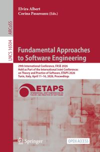 Book Cover for Fundamental Approaches to Software Engineering by Elvira Albert, Corina Pasareanu