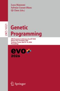 Book Cover for Genetic Programming by Luca Manzoni, Sylvain CussatBlanc, Qi Chen