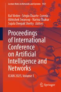 Book Cover for Proceedings of International Conference on Artificial Intelligence and Networks by 