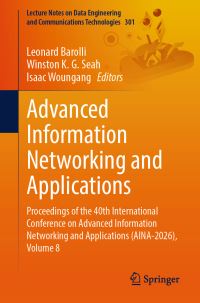 Book Cover for Advanced Information Networking and Applications by Leonard Barolli, Winston K G  Seah, Isaac Woungang