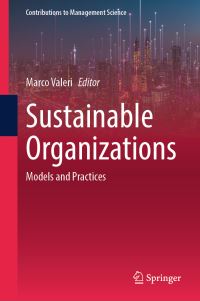 Book Cover for Sustainable Organizations by Marco Valeri
