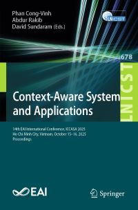 Book Cover for Context-Aware Systems and Applications by EAI International Conference on ContextAware Systems and Applications