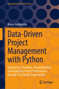 Book Cover for Data-Driven Project Management With Python by Mario Vanhoucke