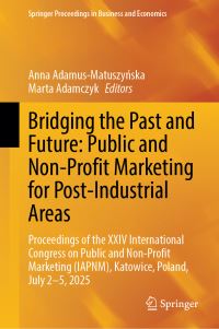 Book Cover for Bridging the Past and Future by International Congress on Public and NonProfit Marketing