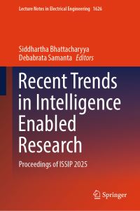 Book Cover for Recent Trends in Intelligence Enabled Research by Siddhartha Bhattacharyya, Debabrata Samanta