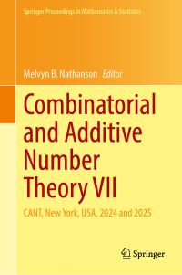 Book Cover for Combinatorial and Additive Number Theory VII by Melvyn B Nathanson
