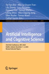 Book Cover for Artificial Intelligence and Cognitive Science by Irish Conference on Artificial Intelligence and Cognitive Science