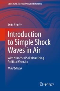 Book Cover for Introduction to Simple Shock Waves in Air by Seán Prunty