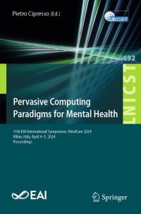 Book Cover for Pervasive Computing Paradigms for Mental Health by International Symposium on Pervasive Computing Paradigms for Mental Health