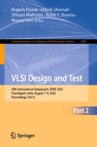 Book Cover for VLSI Design and Test Part II by VDAT Symposium