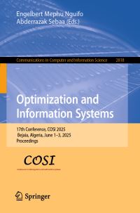 Book Cover for Optimization and Information Systems by Engelbert Mephu Nguifo, Abderrazak Sebaa