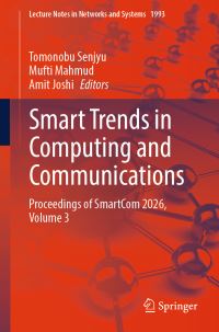 Book Cover for Smart Trends in Computing and Communications Volume 3 by International Conference on Smart Trends in Computing and Communications