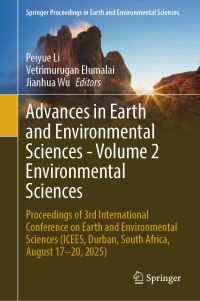 Book Cover for Advances in Earth and Environmental Sciences Volume 2 Environmental Sciences by International Conference on Earth and Environmental Sciences