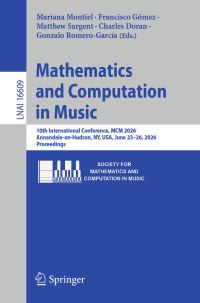 Book Cover for Mathematics and Computation in Music by MCM Conference