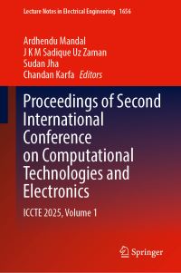 Book Cover for Proceedings of Second International Conference on Computational Technologies and Electronics Volume 1 by International Conference on Computational Technologies and Electronics