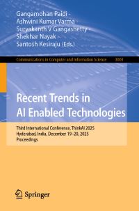 Book Cover for Recent Trends in AI Enabled Technologies by International Conference on Recent Trends in AI Enabled Technologies