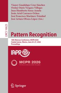 Book Cover for Pattern Recognition by Mexican Conference on Pattern Recognition