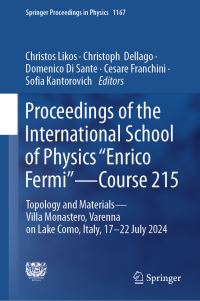 Book Cover for Proceedings of the International School of Physics 
