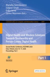 Book Cover for Digital Health and Wireless Solutions Part 1 by Nordic Conference on Digital Health and Wireless Solutions