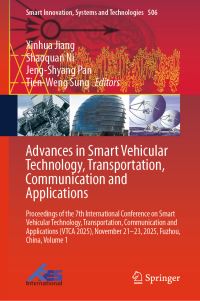 Book Cover for Advances in Smart Vehicular Technology, Transportation, Communication and Applications by Xinhua Jiang, Shaoquan Ni, JengShyang Pan, TienWeng Sung