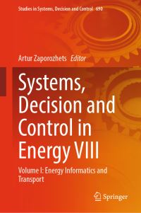 Book Cover for Systems, Decision and Control in Energy VIII by Artur Zaporozhets