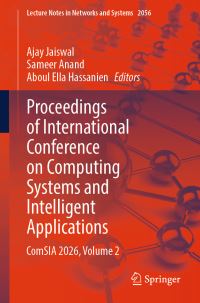 Book Cover for Proceedings of International Conference on Computing Systems and Intelligent Applications Volume 2 by International Conference on Computing Systems and Intelligent Applications, University of Delhi