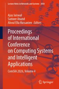 Book Cover for Proceedings of International Conference on Computing Systems and Intelligent Applications Volume 4 by International Conference on Computing Systems and Intelligent Applications, University of Delhi