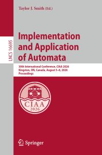 Book Cover for Implementation and Application of Automata by Taylor J Smith