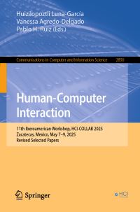 Book Cover for Human-Computer Interaction by Iberoamerican Workshop HCICOLLAB