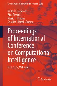 Book Cover for Proceedings of International Conference on Computational Intelligence Volume 1 by International Conference on Computational Intelligence, Sardar Vallabhbhai National Institute of Technology