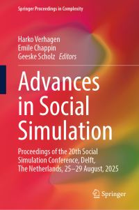 Book Cover for Advances in Social Simulation by Harko Verhagen, Emile Chappin, Geeske Scholz