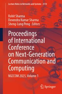 Book Cover for Proceedings of International Conference on Next-Generation Communication and Computing by Rohit Sharma, Devendra Kumar Sharma, ShengLung Peng