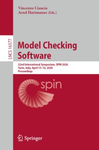 Book Cover for Model Checking Software by Vincenzo Ciancia, Arnd Hartmanns