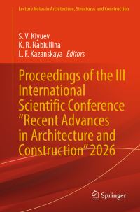 Book Cover for Proceedings of the III International Scientific Conference 