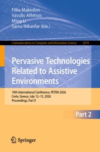 Book Cover for Pervasive Technologies Related to Assistive Environments by Fillia Makedon, Vassilis Athitsos, Ming Li, Sama Nikanfar