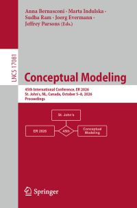 Book Cover for Conceptual Modeling by International Conference on Conceptual Modeling