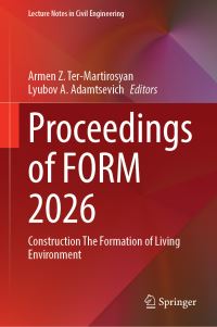 Book Cover for Proceedings of FORM 2026 by Armen Z TerMartirosyan, Lyubov A Adamtsevich