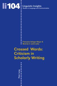 Book Cover for Crossed Words by Françoise SalagerMeyer, Beverly A Lewin