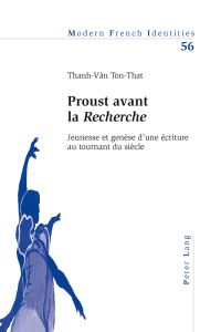 Book Cover for Proust Avant La Recherche by ThanhVân TonThat