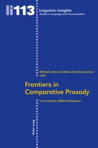 Book Cover for Frontiers in Comparative Prosody by M L Gasparov, M IU Lotman, MariaKristiina Lotman