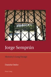 Book Cover for Jorge Semprún by Daniela Omlor