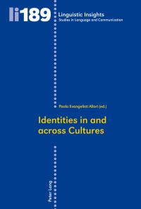 Book Cover for Identities in and Across Cultures by Paola Evangelisti Allori