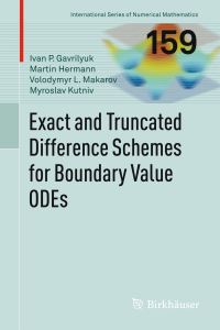 Book Cover for Exact and Truncated Difference Schemes for Boundary Value ODEs by Ivan P Gavrilyuk